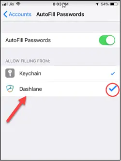Select Third-Party Password Manager