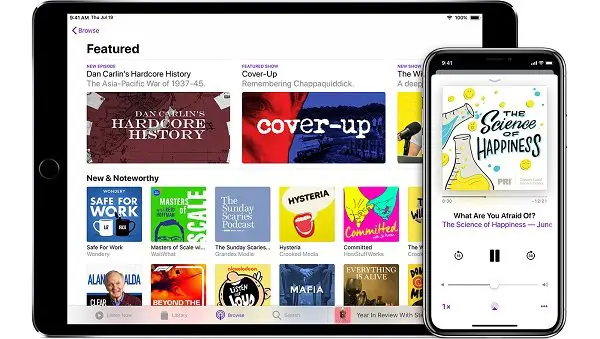 Jump to a specific part of a Podcast in iPhone and iPad