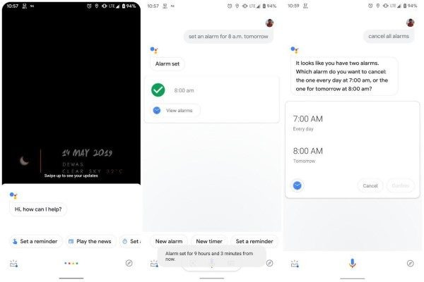 Google Assistant Alarm Clock
