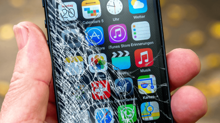 Iphone broken display