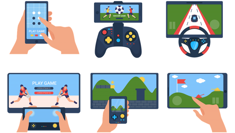 Play games