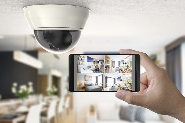 Mobile connect with security camera