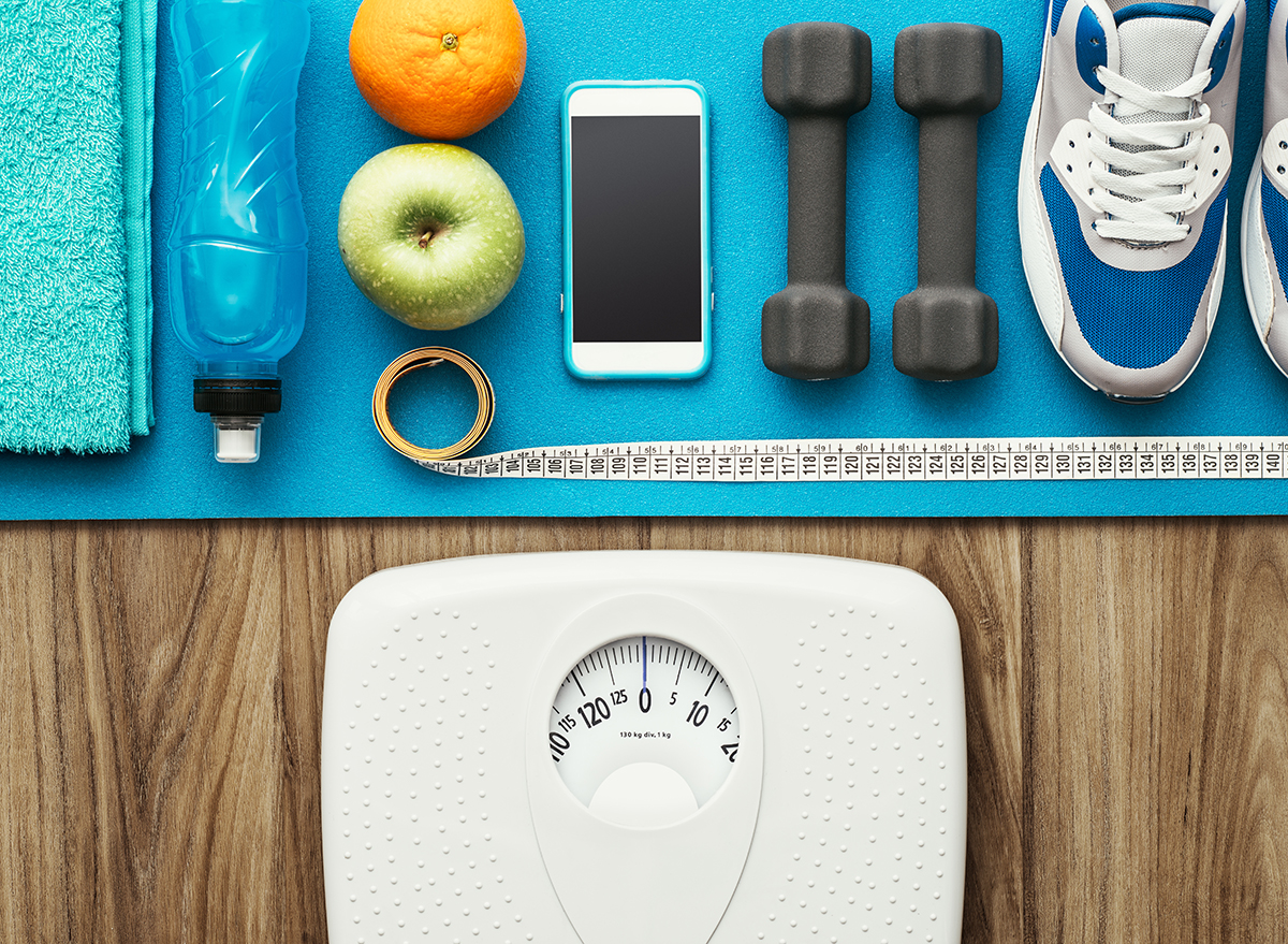 Scale mat workout equipment