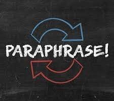Paraphrase