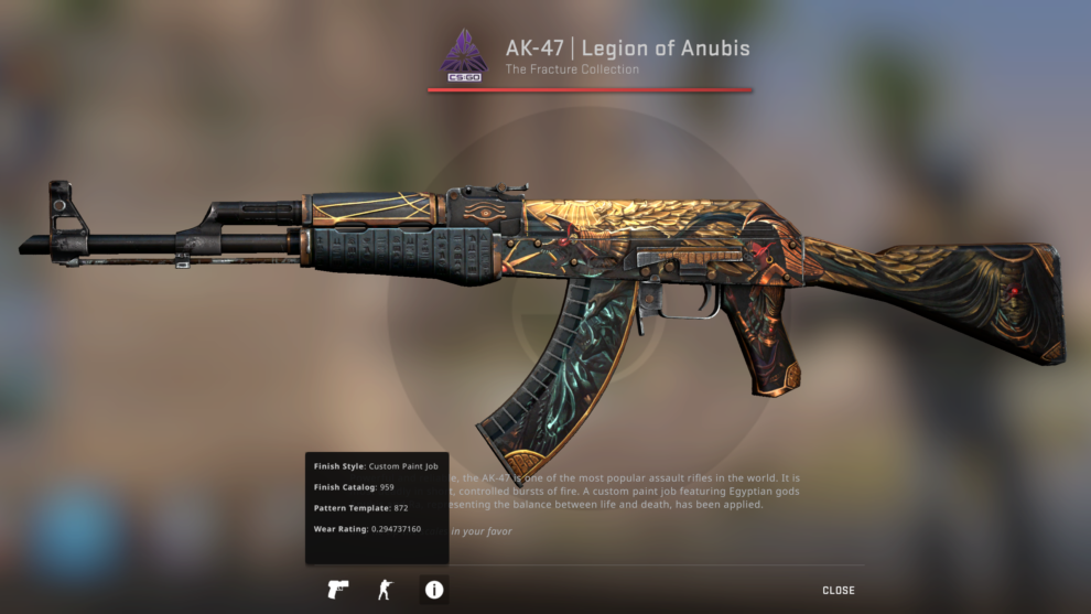 Csgo view weapon skin float