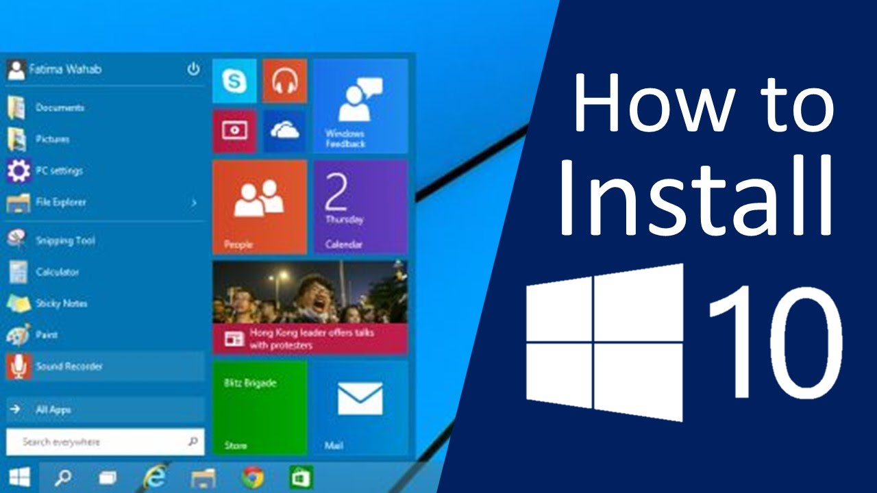 How to Install Windows