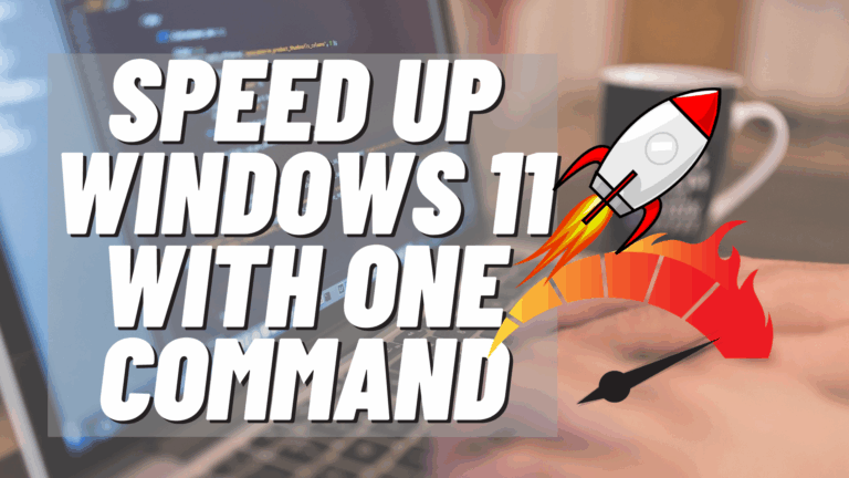 How to speed up Windows 11 laptop without software