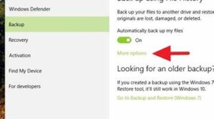 How to back up files using file history in windows